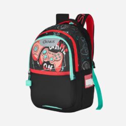 Genius by Safari Maverick Waterproof Children's School Bags with two Spacious Compartments - Black