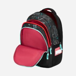 Genius by Safari Maverick Waterproof Children's School Bags with two Spacious Compartments - Black