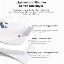 Lightweight Baby Wrap Blanket with Hood