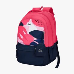 Genie Lucy 40L  Backpack For Girls With Laptop Sleeve, Large Capacity, Water Resistance - Pink