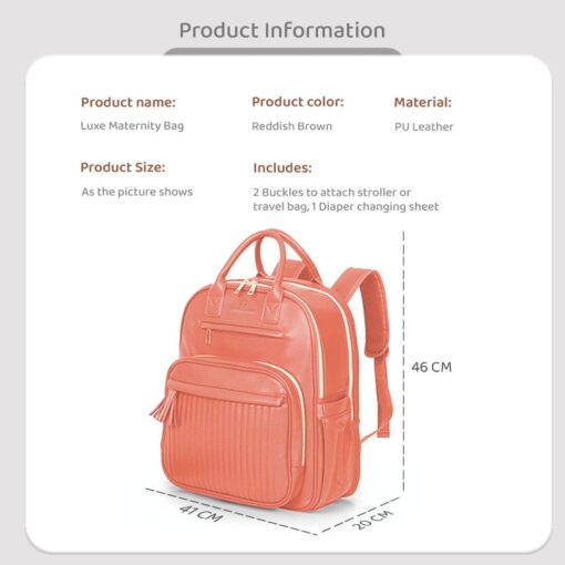 Stylish and Spacious Baby Diaper Bag for on-the-go Parents