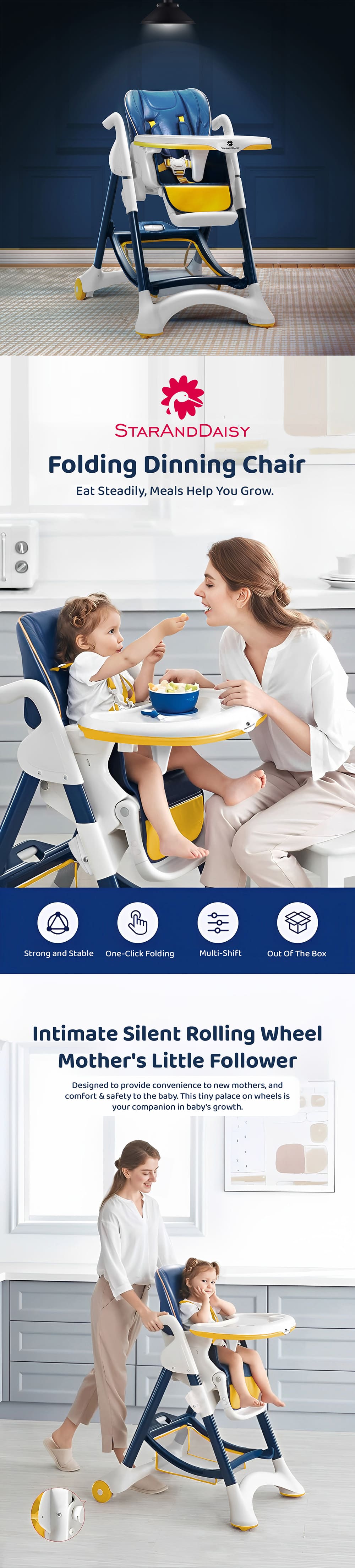 Baby High Chair for Newborns