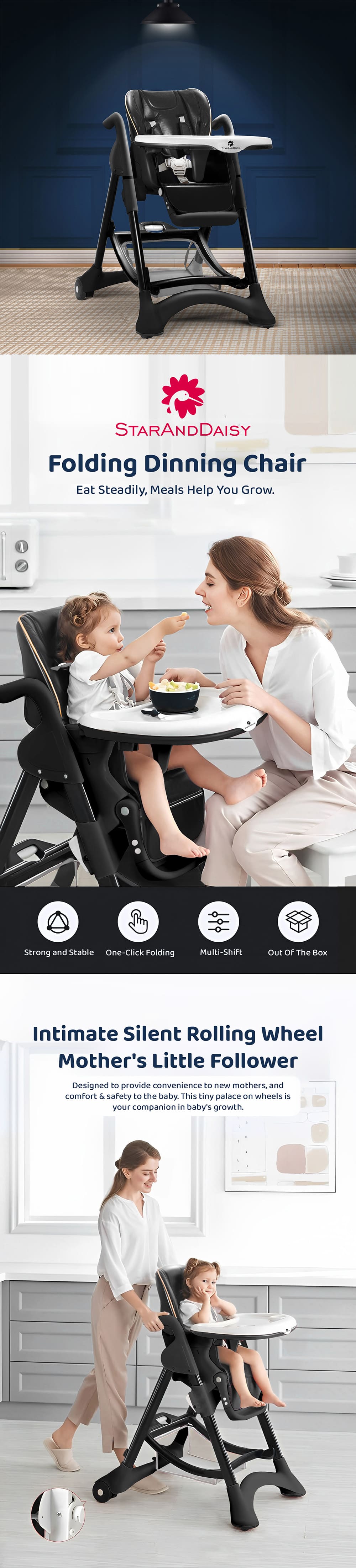 Baby High Chair for Newborns