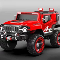 StarAndDaisy Kids Ride On Jeep, Big Size 2 Seat M3 Player, LED Lights, Suspension and Bluetooth Remote