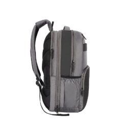American Tourister 29 Ltrs Kids Backpacks With 3 Full And 2 Front Pockets, USB Port, Hidden Pocket Bags - Segno Expander Grey
