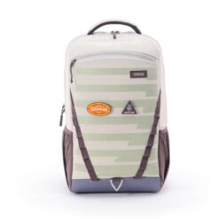 American Tourister PU Waterproof School Bags for Girls & Boys, Casual Kids Trendy Backpack, 32 Ltr, 3 Full Compartments - Mate 3.0 Beige