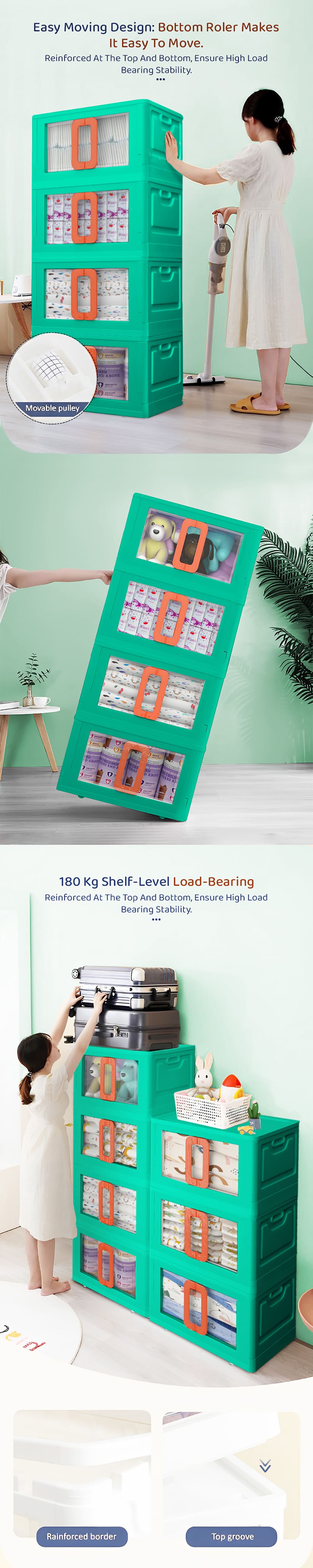 Multi-Functional Kids Storage Cabinet