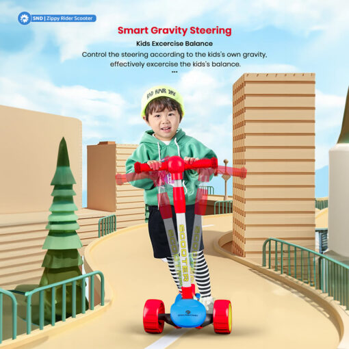 3 Wheel Zippy Rider Kick Scooter
