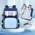 StarAndDaisy Children School Backpack, British Style School Bag for Kids with Large Capacity - Sky & Blue