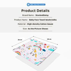 Specification of Baby Face Towel