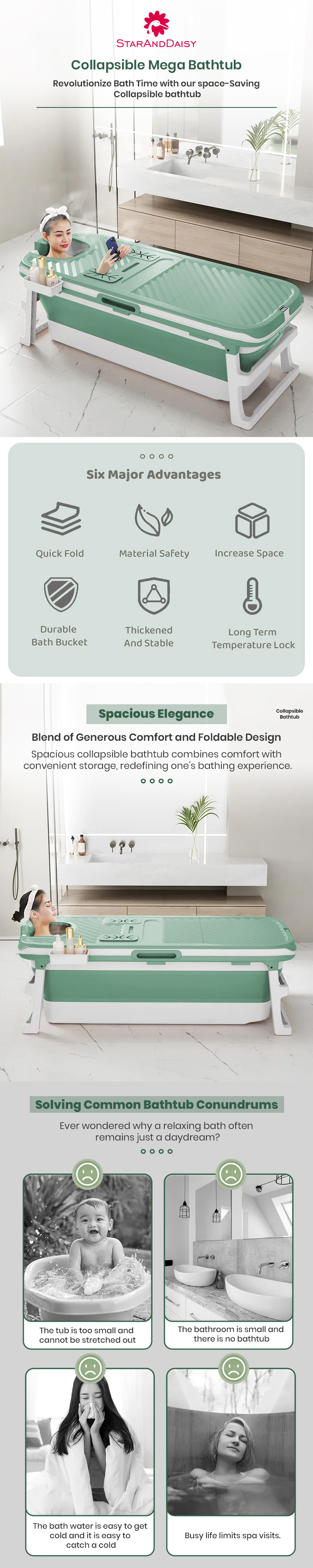 Collapsible Mega Bathtub
