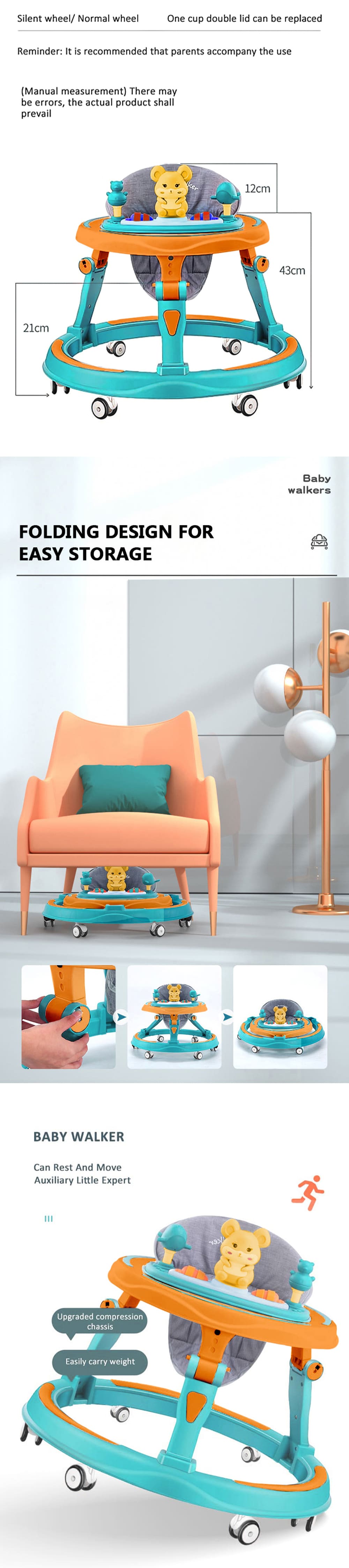 Foldable Baby Walker