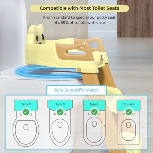 Potty Seat Suitable for Various Toilet Sizes