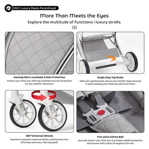 Urban Glider Baby Stroller with Universal Wheels