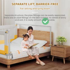 Adjustable Baby Bed Guardrails