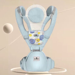 StarAndDaisy Little Traveler New Born Baby Carrier with 4 Carry Positions, Baby Sling Carrier with Hip seat for 0-36 Months Babies - Blue