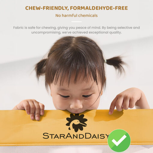 Chew Friendly Bed Guardrail for Baby