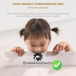 Chew Friendly Bed Guardrail for Baby