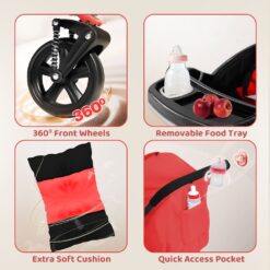 Colosaal Baby Stroller with Dual Cushion