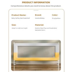 Details of Baby Bed Guardrail-U Frame
