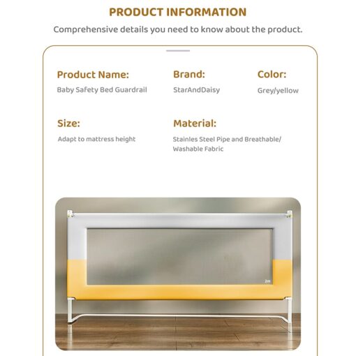 Details of Baby Bed Guardrail-U Frame