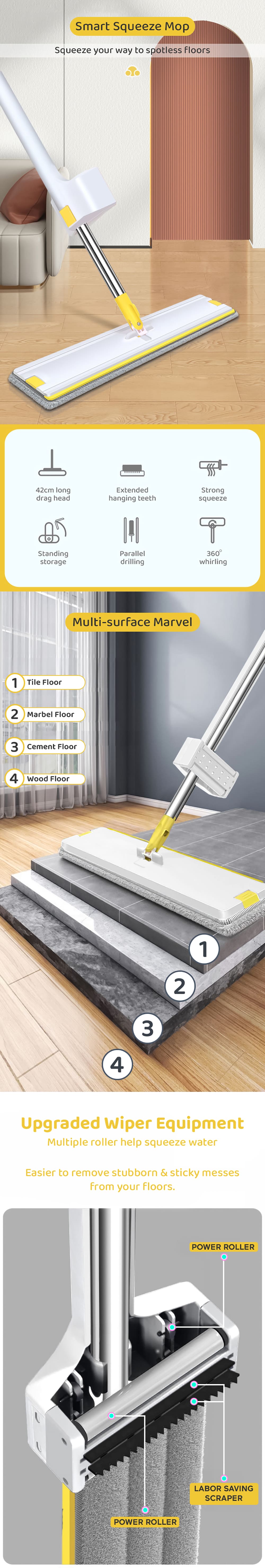 Smart Squeeze Mop