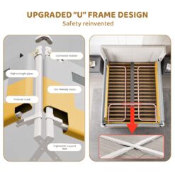 U shape Design Bed Guradrail