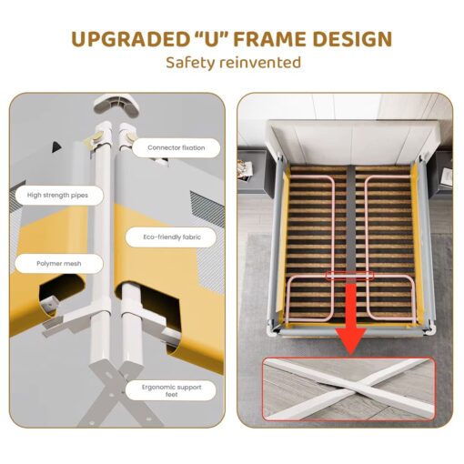 U shape Design Bed Guradrail