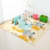 StarAndDaisy Waterproof Playmat for Baby, Infants Floor Mat Learning & Crawling for Babies - Jungle & Traffic Print - 6mm