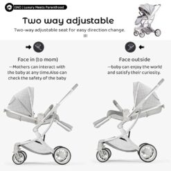 Baby stroller with Two-Way Facing