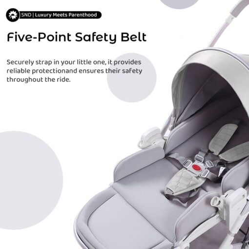 Baby Pram & Stroller with Safety belt