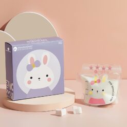 StarAndDaisy Breast Milk Storage Bag, Transparent & BPA Free Disposable Printed Milk Bags for Baby Feeding Pack Of 30 - 200ML