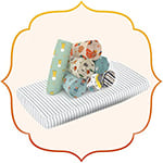Cot Mattress and Bed Sheet