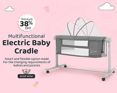 Portable Baby Crib Cradle, Baby Bedside Bassinet with Height Adjustments, Detachable and Mosquito Net