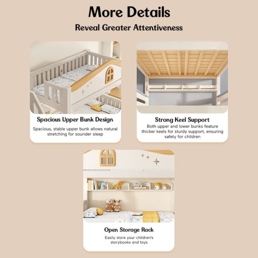 more details of bunk bed